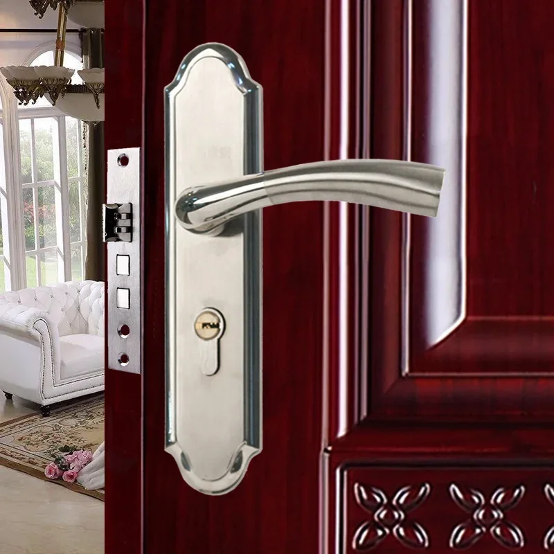Stainless Steel Indoor Lock Have Small 50 Bearing Lock Body Hold Hand Lock Panel Hand Mechanics Lock
Stainless Steel Indoor Lock Have Small 50 Bearing Lock Body Hold Hand Lock Panel Hand Mechanics Lock