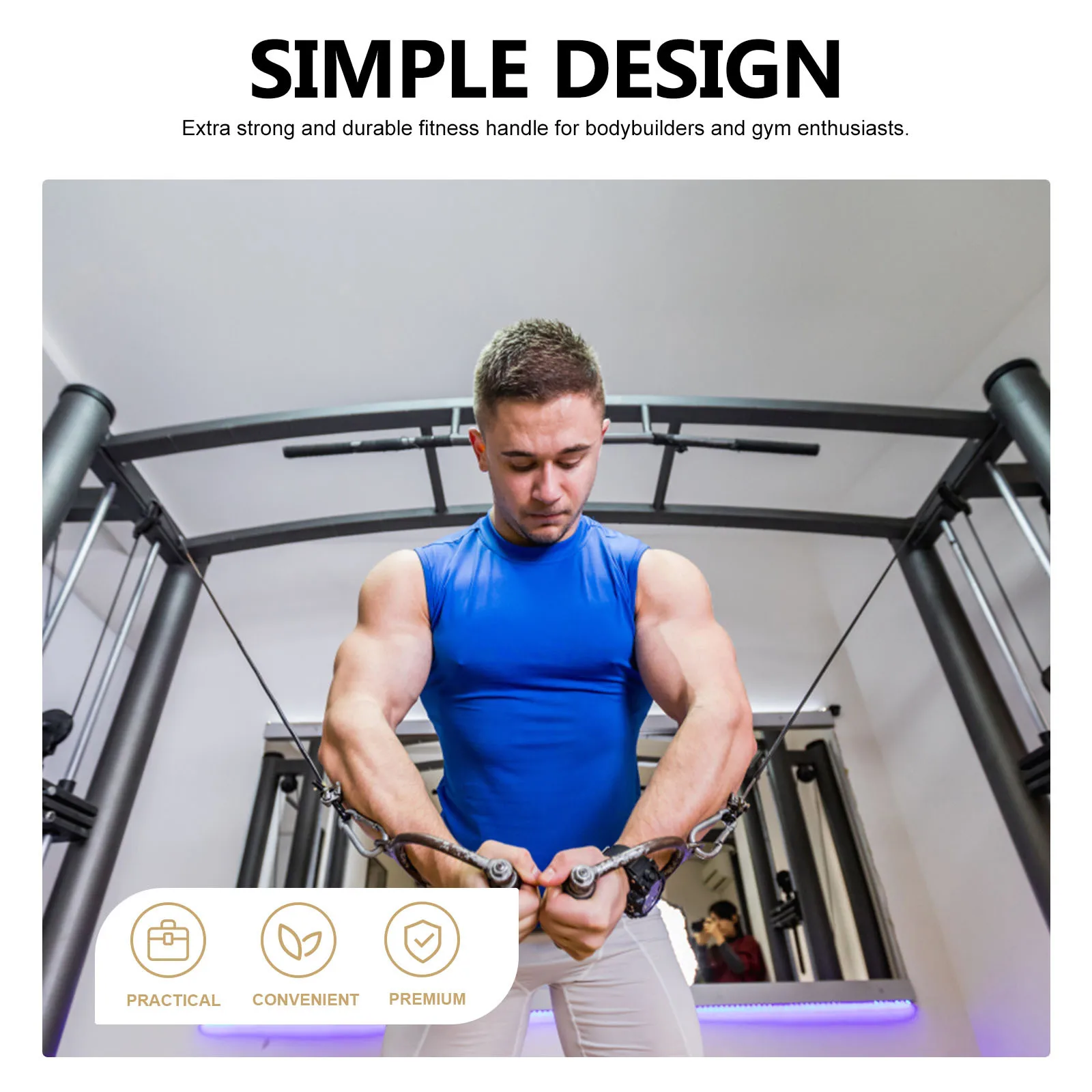 2Pcs Convenient Professional Workout Handles for and Fitness Enthusiasts Resistance Band Handles Fitness Accessory
2Pcs Convenient Professional Workout Handles for and Fitness Enthusiasts Resistance Band Handles Fitness Accessory