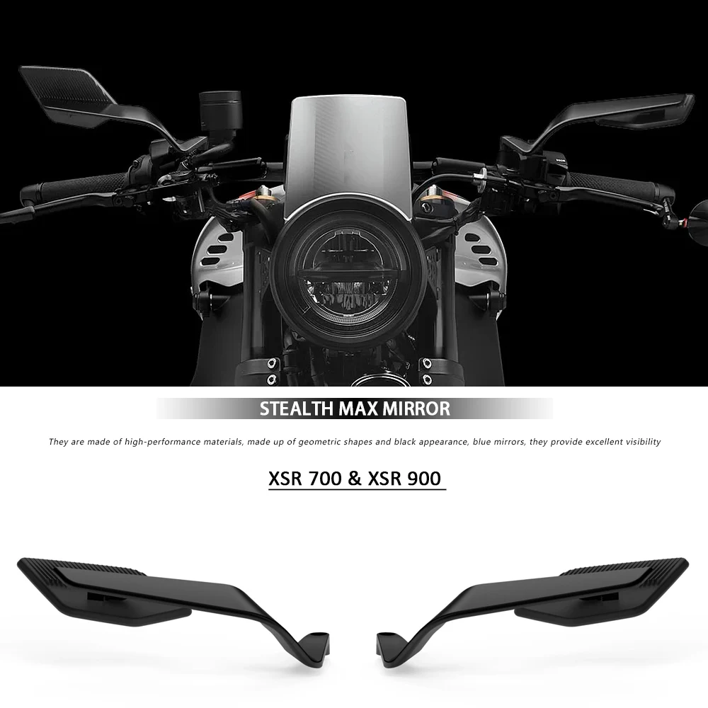 Черные аксессуары для мотоциклов, зеркало Stealth Max, зеркало заднего вида для YAMAHA XSR900 XSR700 XSR700 2021-2025
Черные аксессуары для мотоциклов, зеркало Stealth Max, зеркало заднего вида для YAMAHA XSR900 XSR700 XSR700 2021-2025