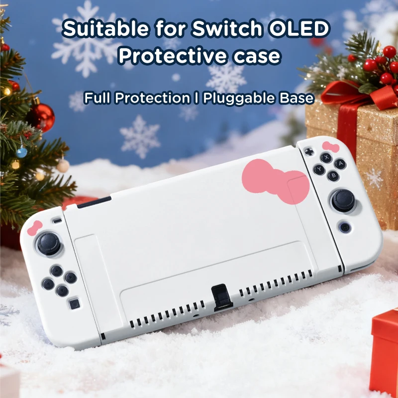 Suitable for Switch/OLED Joy-Con handle protective cover,silicone full-cover protective cover,Christmas theme style
Suitable for Switch/OLED Joy-Con handle protective cover,silicone full-cover protective cover,Christmas theme style
