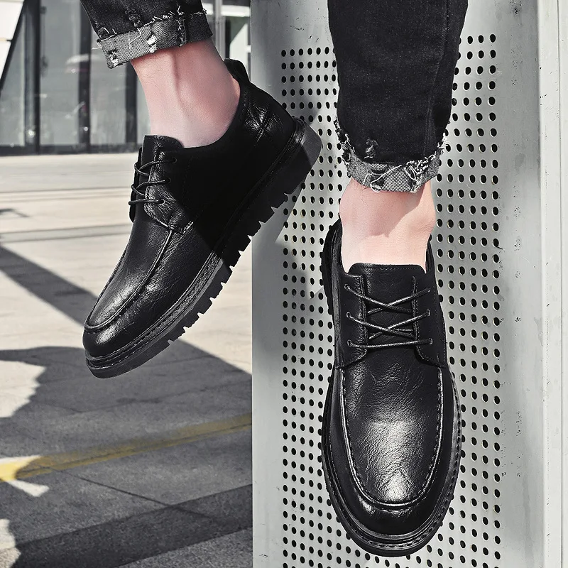 Мужские кожаные туфли на все сезоны в ретро-стиле, минималистичные, для жениха, под костюм, черные, коричневые, роскошные, универсальные
Мужские кожаные туфли на все сезоны в ретро-стиле, минималистичные, для жениха, под костюм, черные, коричневые, роскошные, универсальные
