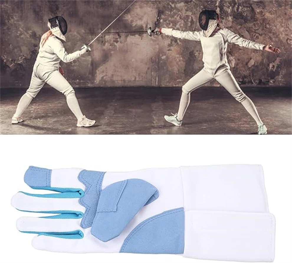 Fencing Gloves Non Slip Fit Training Gloves Washable Anti-Skid Practice Junior Fencing Gloves for Epee Foil and Sabre
Fencing Gloves Non Slip Fit Training Gloves Washable Anti-Skid Practice Junior Fencing Gloves for Epee Foil and Sabre