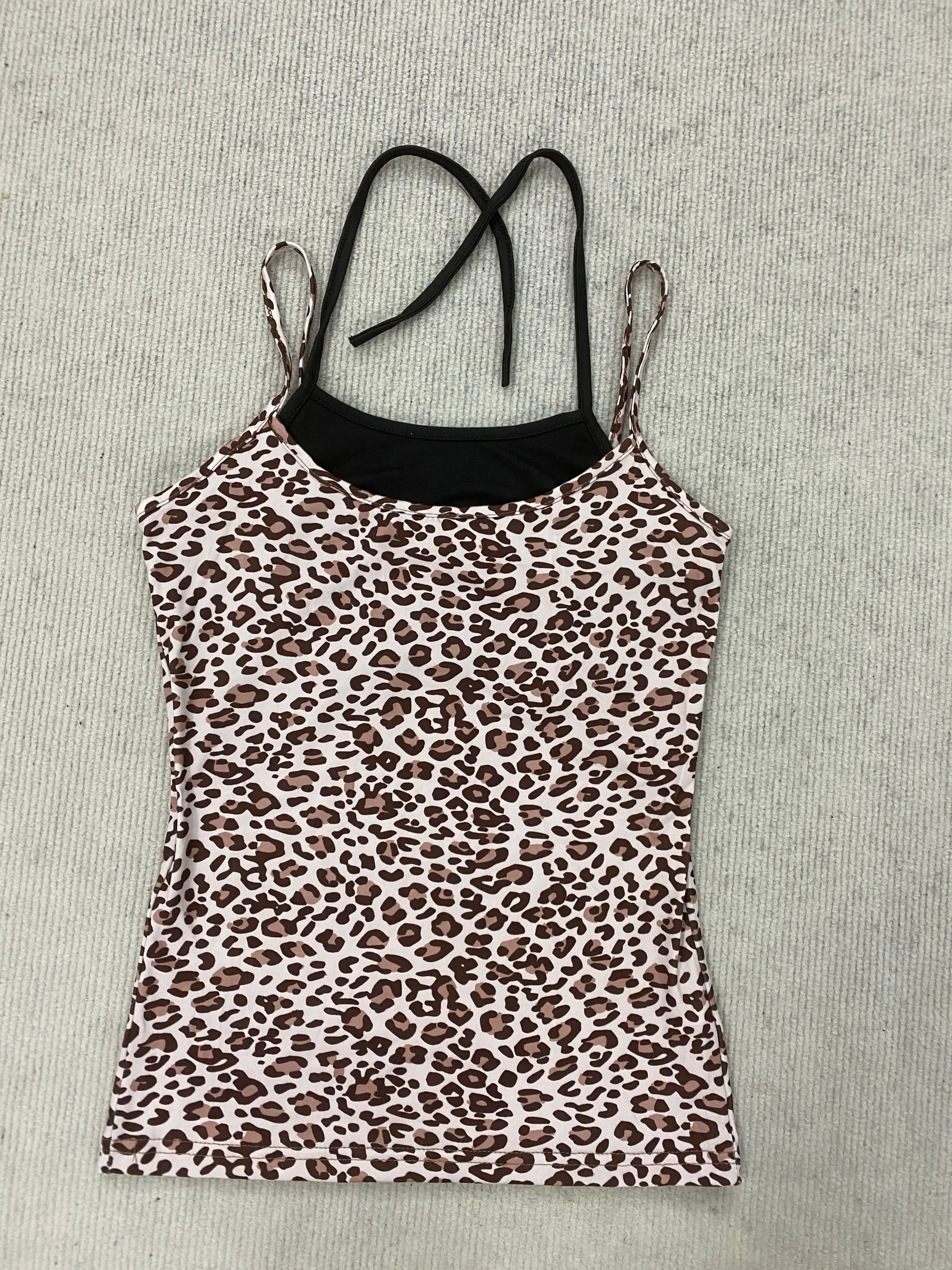 Spicy Girl Sexy Leopard Print Vest European American Style Slim Fit Inner Spring Summer New 26 Year Fashion
Spicy Girl Sexy Leopard Print Vest European American Style Slim Fit Inner Spring Summer New 26 Year Fashion