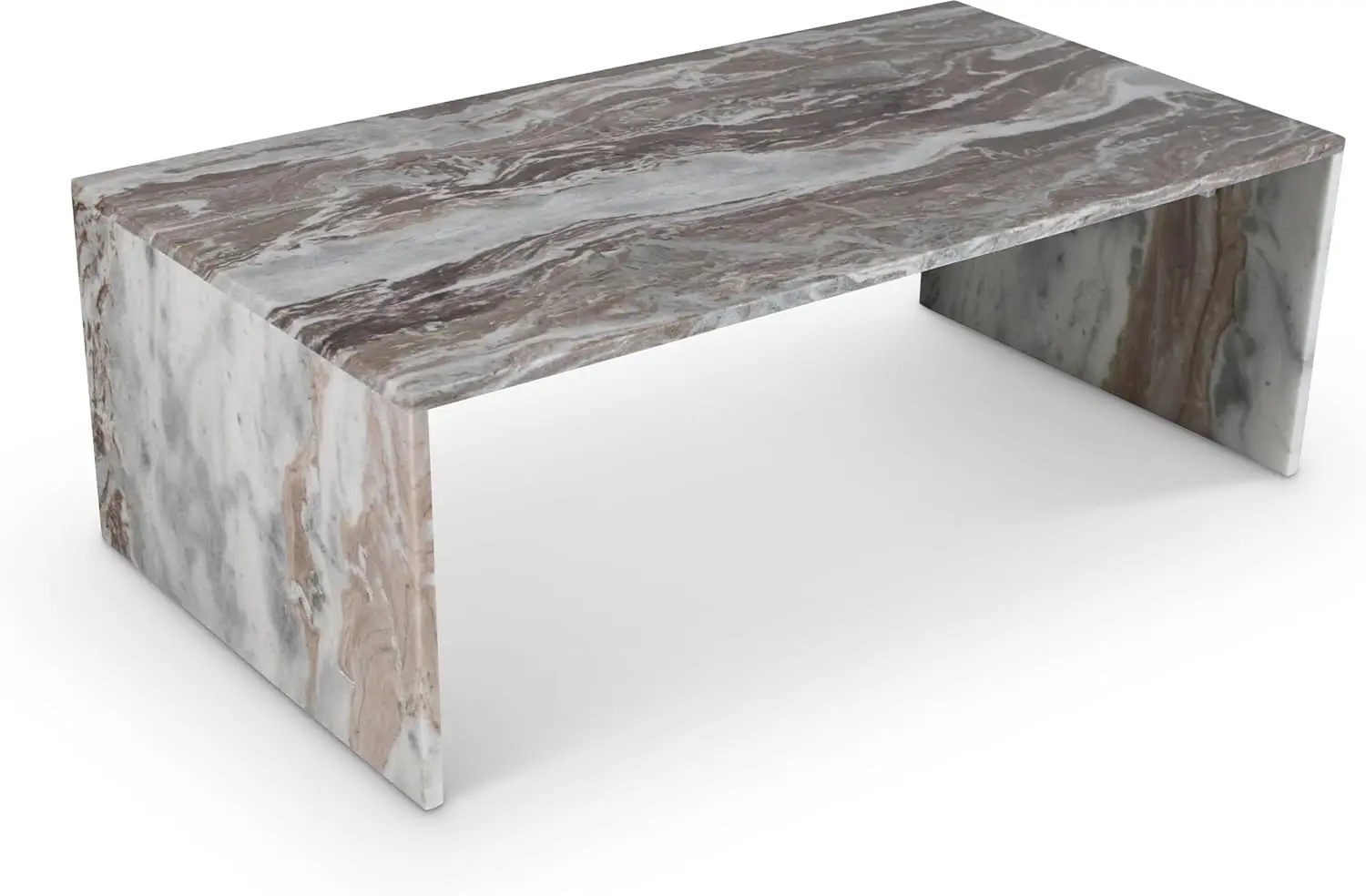 48"×24"×16.5"H Brown Modern Contemporary Coffee Table - Handcrafted Genuine Toronto Brown Marble from Vernazza Collection
48"×24"×16.5"H Brown Modern Contemporary Coffee Table - Handcrafted Genuine Toronto Brown Marble from Vernazza Collection