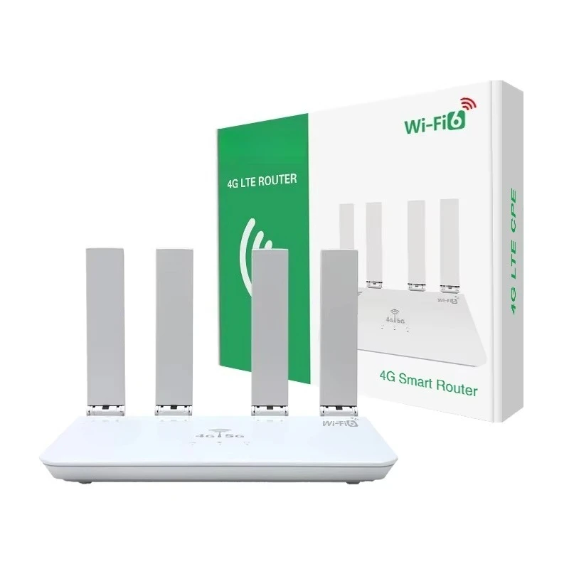 WIFI6 Routers High Speed Lte 4g Wifi Router Wireless Portable Wifi Hotspot Network 4g Router with Sim Card Slot OEM