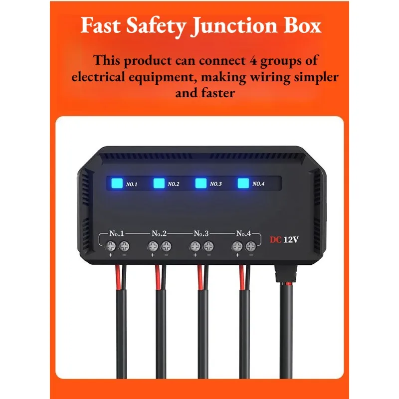 Общий электромобиль, мощный мотоцикл, держатель предохранителя 12 В, 1 в 4, автомобильный модифицированный аккумулятор, быстрая распределительная коробка, шинная шина
Общий электромобиль, мощный мотоцикл, держатель предохранителя 12 В, 1 в 4, автомобильный модифицированный аккумулятор, быстрая распределительная коробка, шинная шина