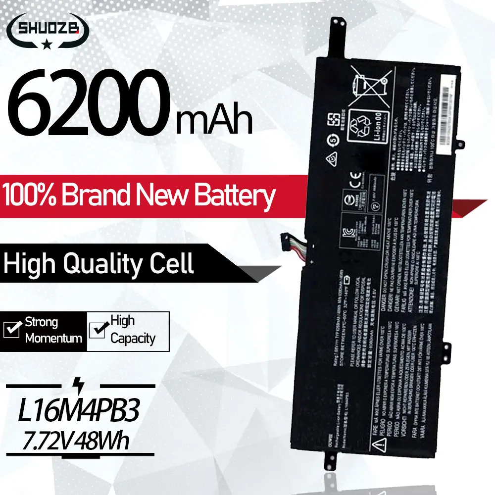 Новый аккумулятор L16M4PB3 для Lenovo IdeaPad 720S-13ARR 720S-13IKB серии 720S-13ARR-81BR 720S-13IKB-81A8 L16C4PB3 L16C4PB3 7,68 В 48 Вт
Новый аккумулятор L16M4PB3 для Lenovo IdeaPad 720S-13ARR 720S-13IKB серии 720S-13ARR-81BR 720S-13IKB-81A8 L16C4PB3 L16C4PB3 7,68 В 48 Вт