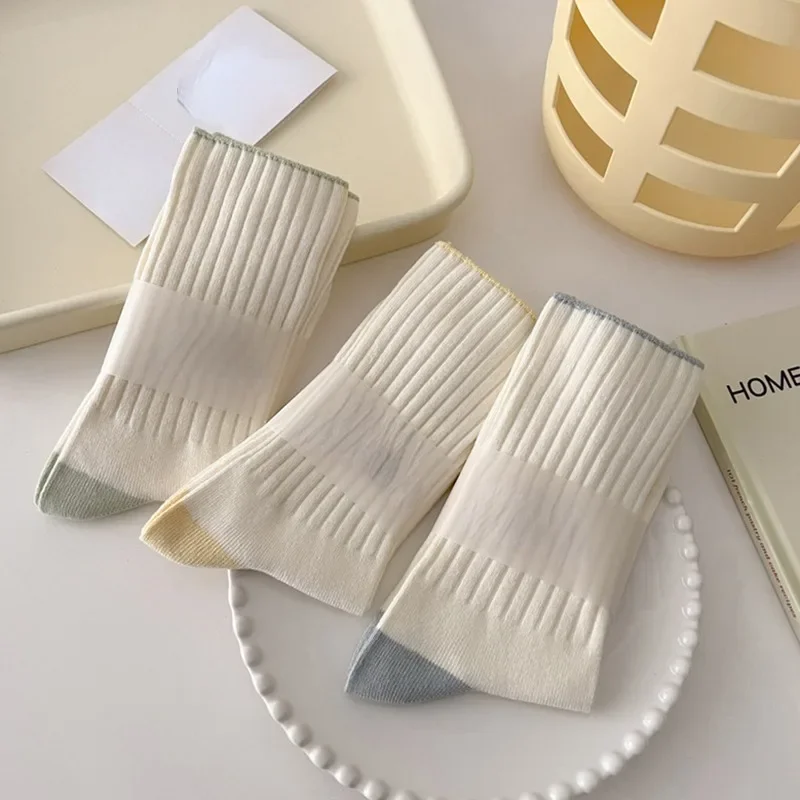 1 Pair Simple Cotton Socks Women Striped Mid Tube Socks Breathable Sports Socks Harajuku Style Casual Sock
1 Pair Simple Cotton Socks Women Striped Mid Tube Socks Breathable Sports Socks Harajuku Style Casual Sock