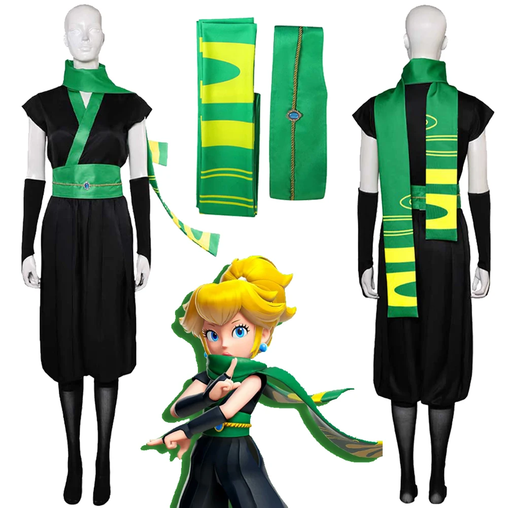 Peach Cosplay Princess Role Dress Costume Women Ladies Green Scarf Gloves Sockings Outfits Girls Halloween Carnival Party Suits
Peach Cosplay Princess Role Dress Costume Women Ladies Green Scarf Gloves Sockings Outfits Girls Halloween Carnival Party Suits