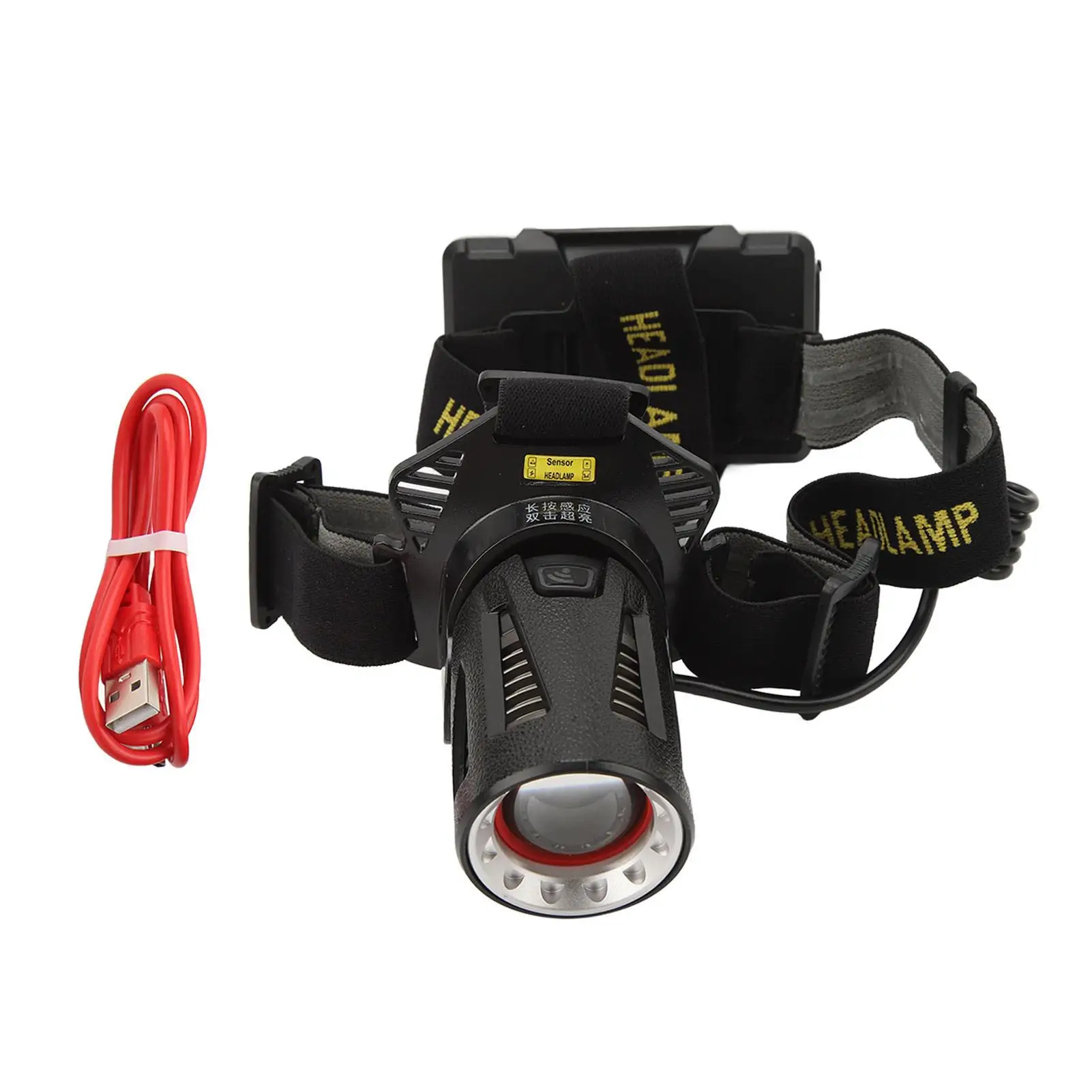 Rechargeable LED Headlamp USB Type C for camping Flashlight Waterproof for night Fishing Hiking Outdoor Activities
Rechargeable LED Headlamp USB Type C for camping Flashlight Waterproof for night Fishing Hiking Outdoor Activities