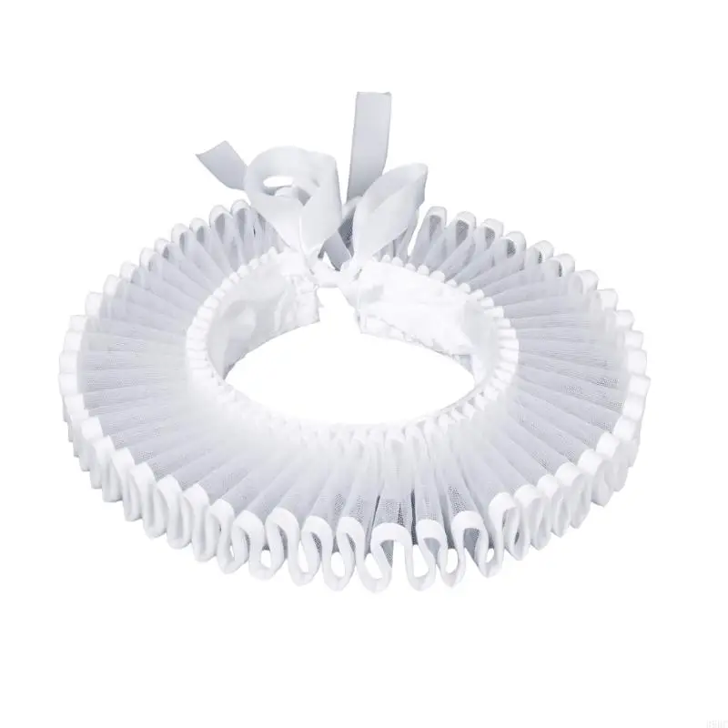 39BC Toddler Kids White Mesh Ruffled Choker Necklace for Cosplay and Historical Event
39BC Toddler Kids White Mesh Ruffled Choker Necklace for Cosplay and Historical Event