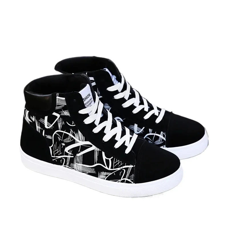 Men Fashion Platform Sneakers Spring Winter Male Casual Vulcanized Shoe Student Tenis Masculino High Top Canvas Shoes
Men Fashion Platform Sneakers Spring Winter Male Casual Vulcanized Shoe Student Tenis Masculino High Top Canvas Shoes