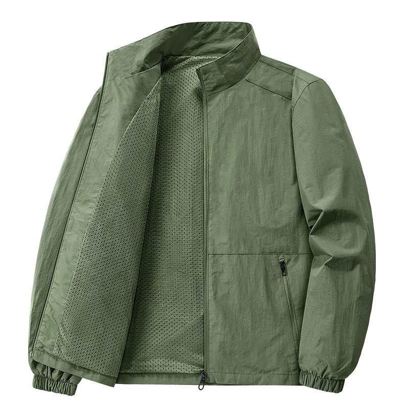 Spring Summer Men Quick Dry Hiking Jacket Outdoor Men Sports Climbing Breathable Coats Men Windbreaker Zipper Jackets Clothing
Spring Summer Men Quick Dry Hiking Jacket Outdoor Men Sports Climbing Breathable Coats Men Windbreaker Zipper Jackets Clothing