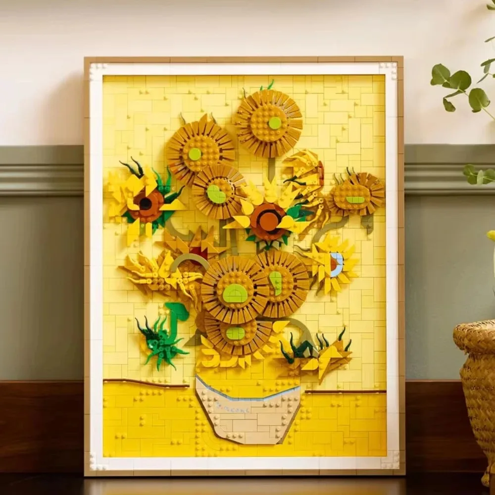 IN stock 2615pcs MOC 31215 Vincent Sunflower 3D Art Mural Creative Decoration Ornament Ornament Children's Gift
IN stock 2615pcs MOC 31215 Vincent Sunflower 3D Art Mural Creative Decoration Ornament Ornament Children's Gift