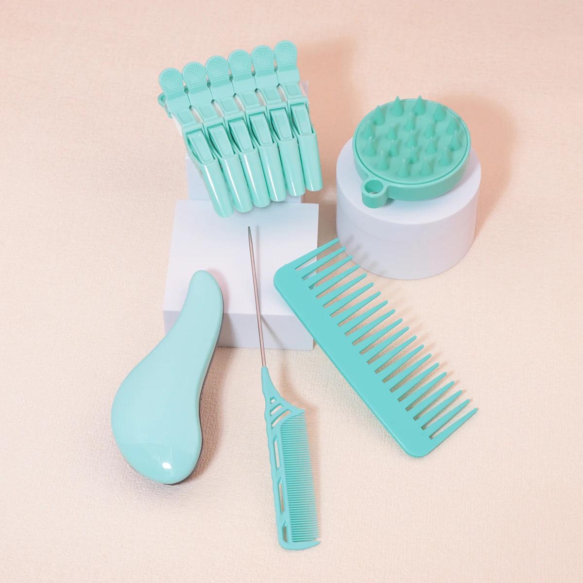 Professional hair styling kit with hair crocodile clip, creating hair styling, hair salon tools,special for real hair wigs
Professional hair styling kit with hair crocodile clip, creating hair styling, hair salon tools,special for real hair wigs