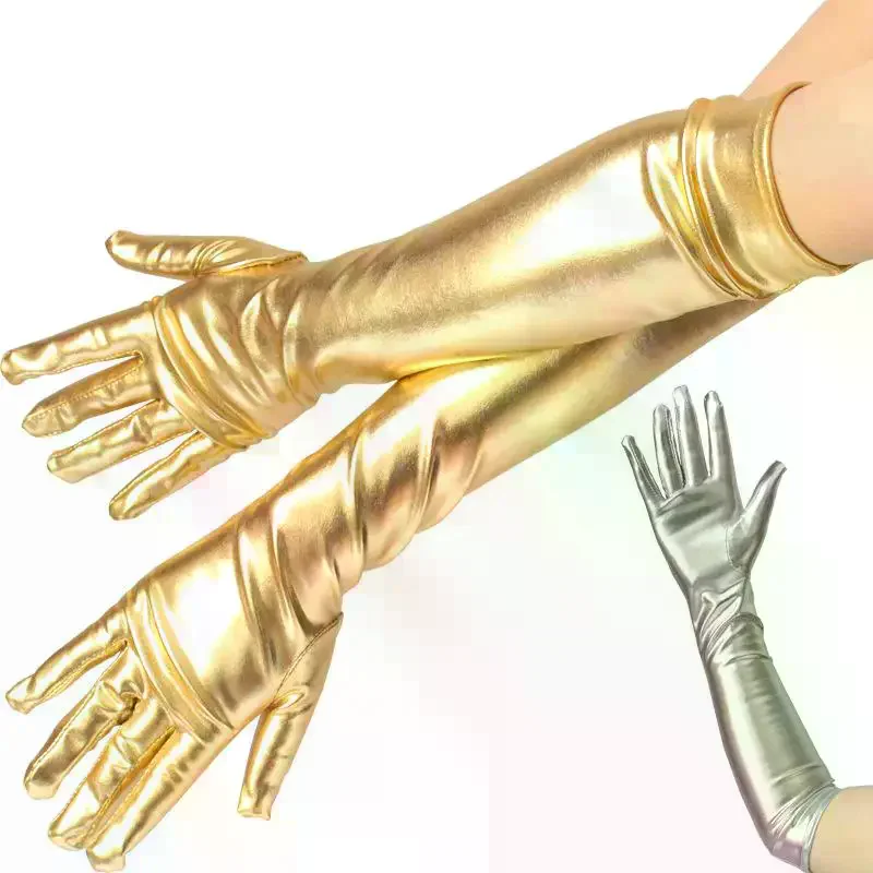 Adult Long Patent Leather Cosplay Gothic Style Nightclub Performance Gloves Halloween Costume Accessories Sexy Tight Gloves
Adult Long Patent Leather Cosplay Gothic Style Nightclub Performance Gloves Halloween Costume Accessories Sexy Tight Gloves