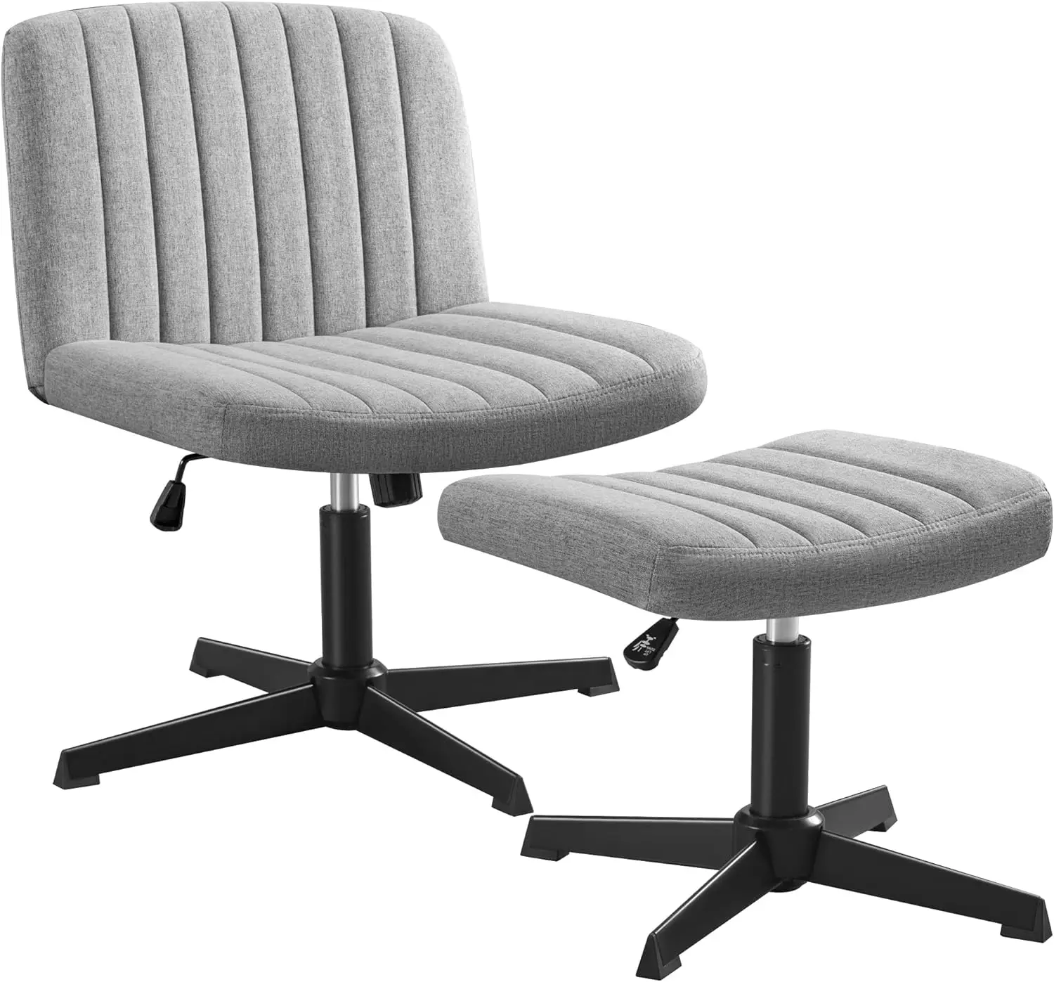 Desk Chair No Wheels Arms, Arml Office Chair With Ottoman, Cross Legged Wide Fabric Padded Home Office Chair Task Chair For
Desk Chair No Wheels Arms, Arml Office Chair With Ottoman, Cross Legged Wide Fabric Padded Home Office Chair Task Chair For