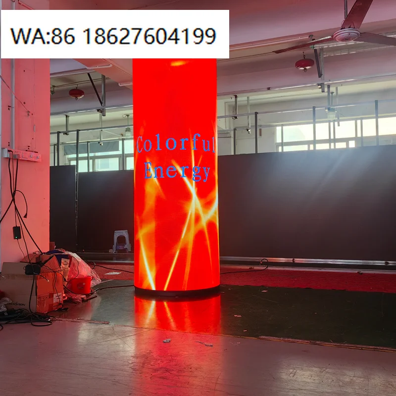 LED Signage Flexible Display Curved LED P1.56 Column Display Digital HD Advertising Panel in Circle Cylinder Shape for Shopp
LED Signage Flexible Display Curved LED P1.56 Column Display Digital HD Advertising Panel in Circle Cylinder Shape for Shopp
