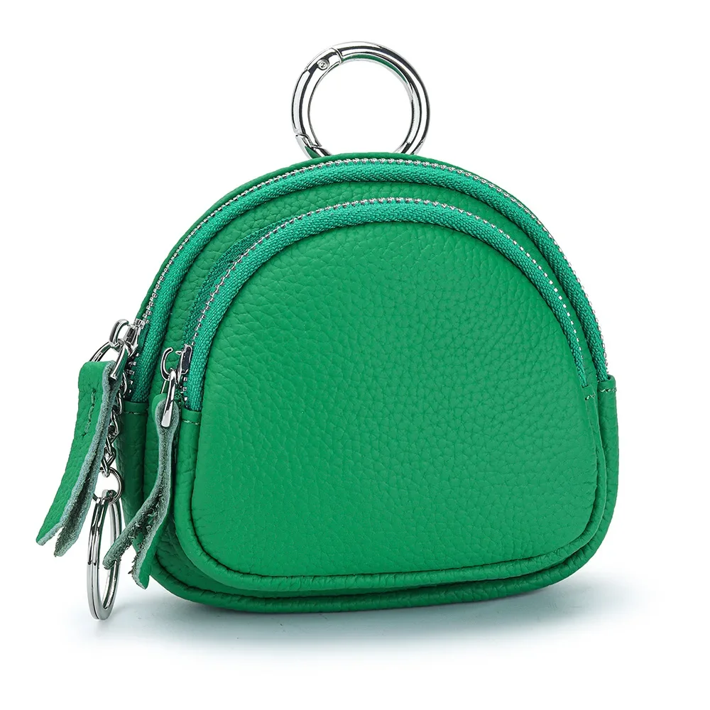 Кожаный мини-сумка для монет на двойной молнии со съемной металлической цепочкой — портативный кошелек для ключей и кошелек для монет с кольцом для ключей
Кожаный мини-сумка для монет на двойной молнии со съемной металлической цепочкой — портативный кошелек для ключей и кошелек для монет с кольцом для ключей