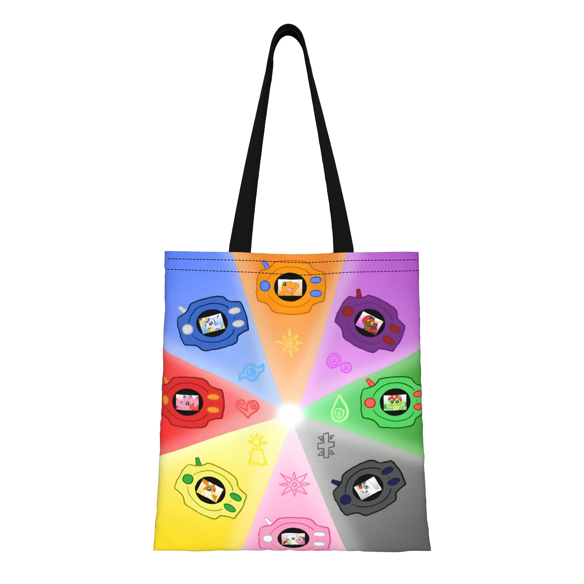1PC 8 Digivices Canvas Tote Bag Digimon Canvas Tote Bag Perfect for Shopping Grocery Travel & Outdoor
1PC 8 Digivices Canvas Tote Bag Digimon Canvas Tote Bag Perfect for Shopping Grocery Travel & Outdoor