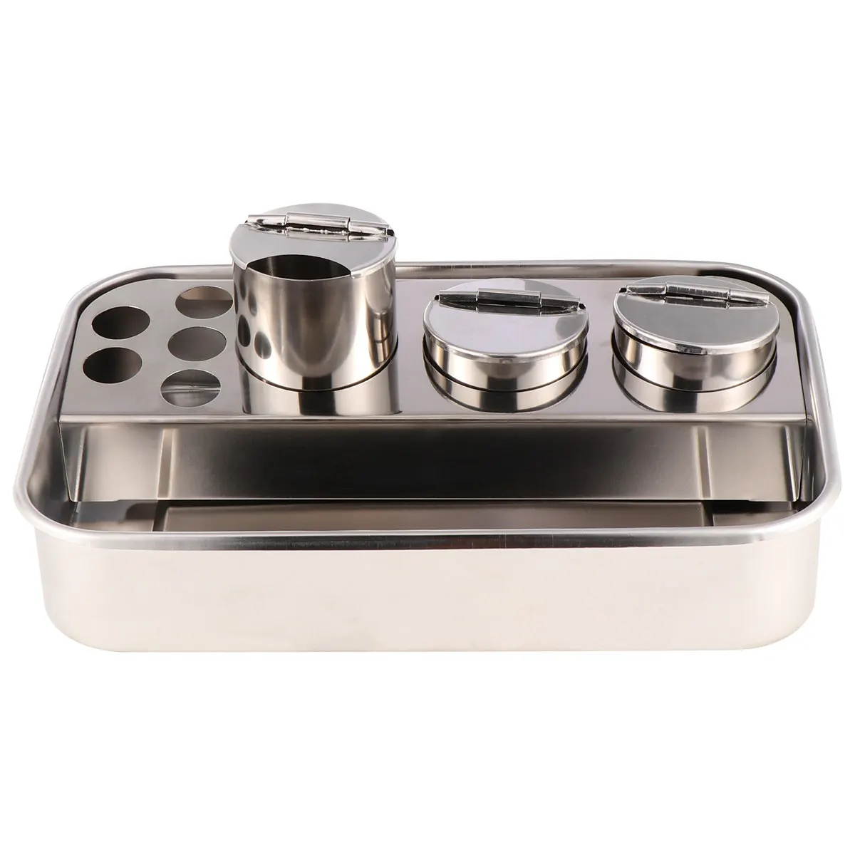 1Set Stainless Steel Therapy Tray Extra Thick Smooth Edge Injection Metal Tray Cylinder Storage Therapist Essential
1Set Stainless Steel Therapy Tray Extra Thick Smooth Edge Injection Metal Tray Cylinder Storage Therapist Essential