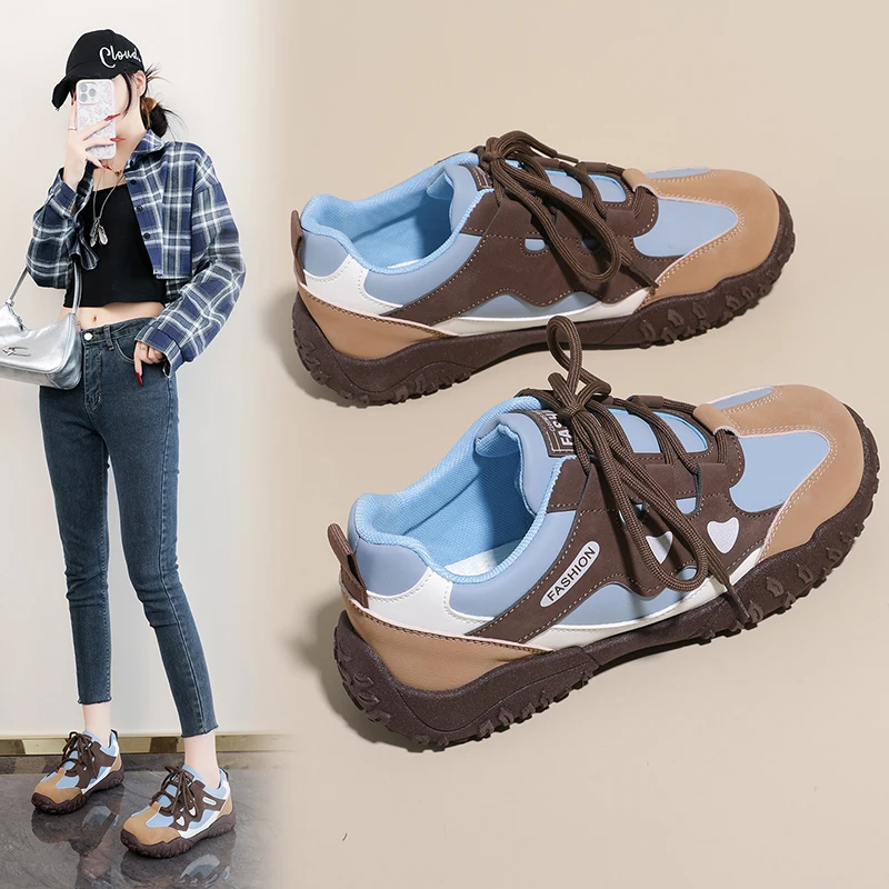 Women's Spring 2026 Outdoor Sports Shoes Breathable Student Fashion Walking Shoes Mountain Climbing Shoes Cleanfit Style
Women's Spring 2026 Outdoor Sports Shoes Breathable Student Fashion Walking Shoes Mountain Climbing Shoes Cleanfit Style