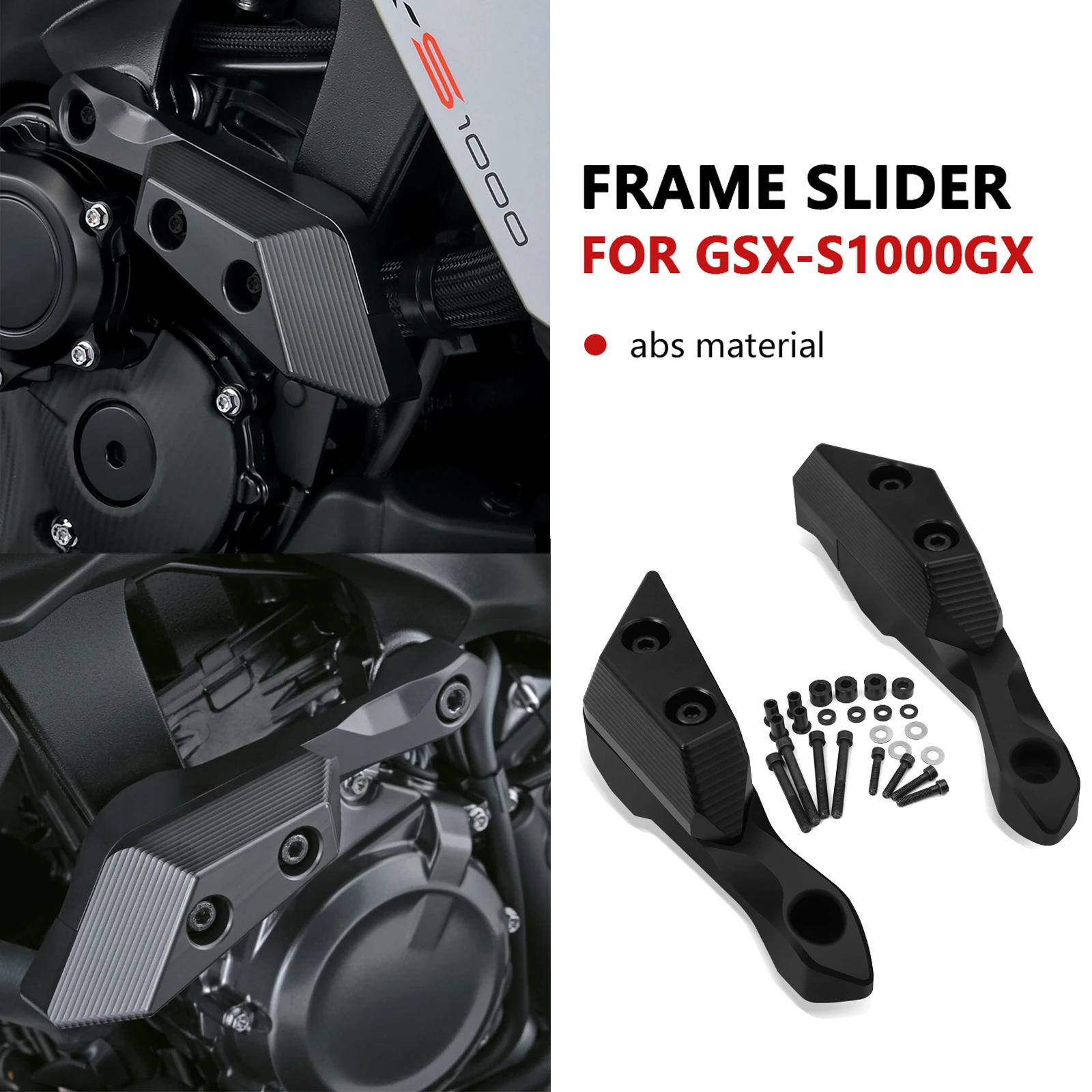 Для GSX-S1000GX 2024, ползунки для рамы мотоцикла, защита от ударов, защита от падения двигателя, защитные дуги, защитный чехол для тела
Для GSX-S1000GX 2024, ползунки для рамы мотоцикла, защита от ударов, защита от падения двигателя, защитные дуги, защитный чехол для тела