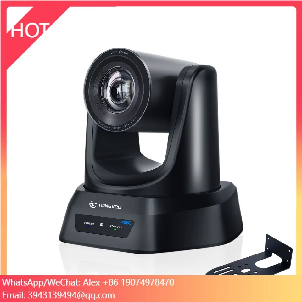 TONGVEO Ultra 4K NDI HX 20X PTZ Camera With LAN USB SDI Professional IP Camera For Video Conferencing
TONGVEO Ultra 4K NDI HX 20X PTZ Camera With LAN USB SDI Professional IP Camera For Video Conferencing