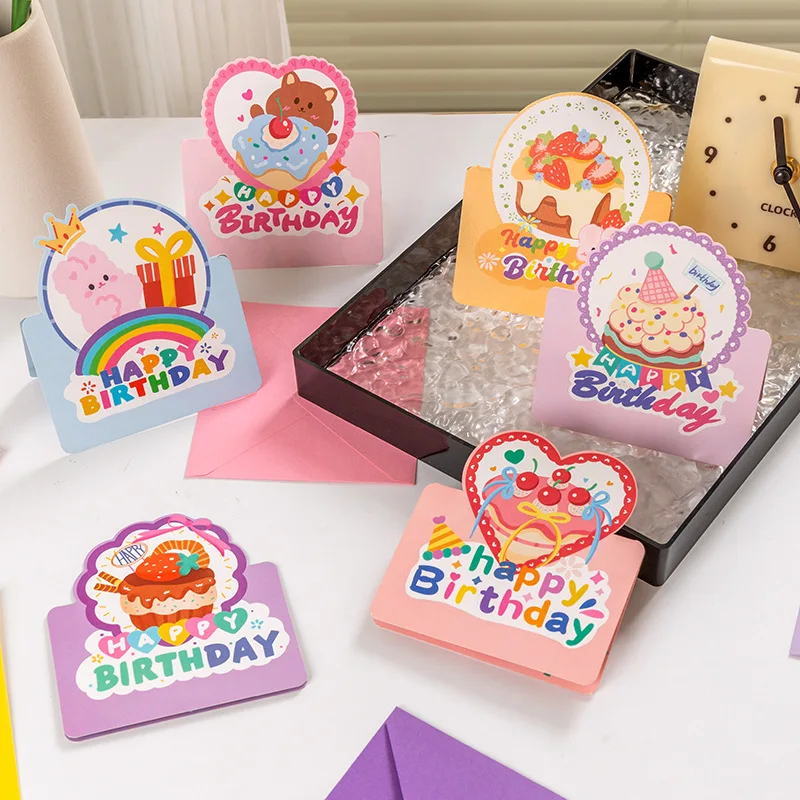 10Pcs Creative 3D Cartoon “Happy Birthday” Greeting Cards Children's Birthday Cards with Envelopes Message Card Handmade Gift
10Pcs Creative 3D Cartoon “Happy Birthday” Greeting Cards Children's Birthday Cards with Envelopes Message Card Handmade Gift