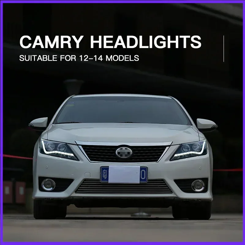 Автомобильные светодиодные фары в сборе для Toyota Camry 2012-2014 авто противотуманные фары DRL тормозной указатель поворота Plug and Play
Автомобильные светодиодные фары в сборе для Toyota Camry 2012-2014 авто противотуманные фары DRL тормозной указатель поворота Plug and Play