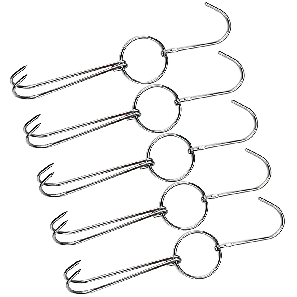 5pcs Stainless Steel Meat Hooks Double Design Roast Duck Hook 25 5cm Poultry Bacon Hanger Kitchen Gadgets Heat Resistant Tools
5pcs Stainless Steel Meat Hooks Double Design Roast Duck Hook 25 5cm Poultry Bacon Hanger Kitchen Gadgets Heat Resistant Tools