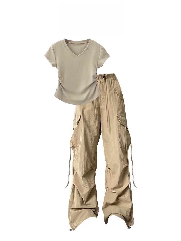 Fashionable Spicy Girl Summer New Large Size Color Block Short Sleeve Top with Slimming Casual Long Pants Two Piece Set
Fashionable Spicy Girl Summer New Large Size Color Block Short Sleeve Top with Slimming Casual Long Pants Two Piece Set