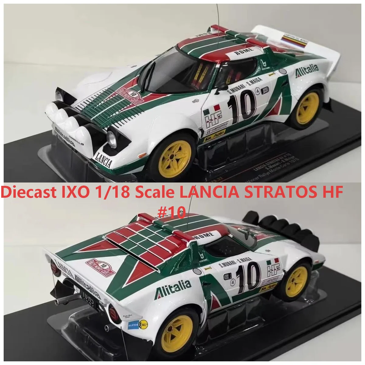 Diecast IXO 1/18 Scale LANCIA STRATOS HF #10 1976 Rally Car X8 Alloy Car Model
Diecast IXO 1/18 Scale LANCIA STRATOS HF #10 1976 Rally Car X8 Alloy Car Model