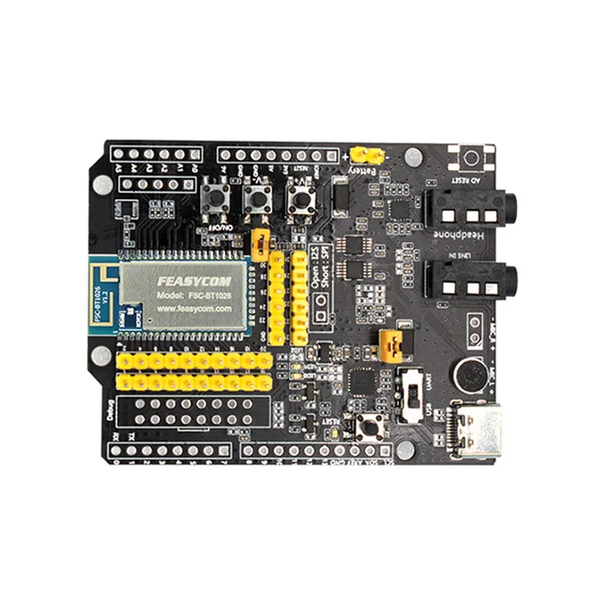 Feasycom FSC-DB200-BT1026B QCC3031 Chipset aptX Bluetooth 5.1 Audio Receiver Development Bluetooth Wireless Module Board
Feasycom FSC-DB200-BT1026B QCC3031 Chipset aptX Bluetooth 5.1 Audio Receiver Development Bluetooth Wireless Module Board