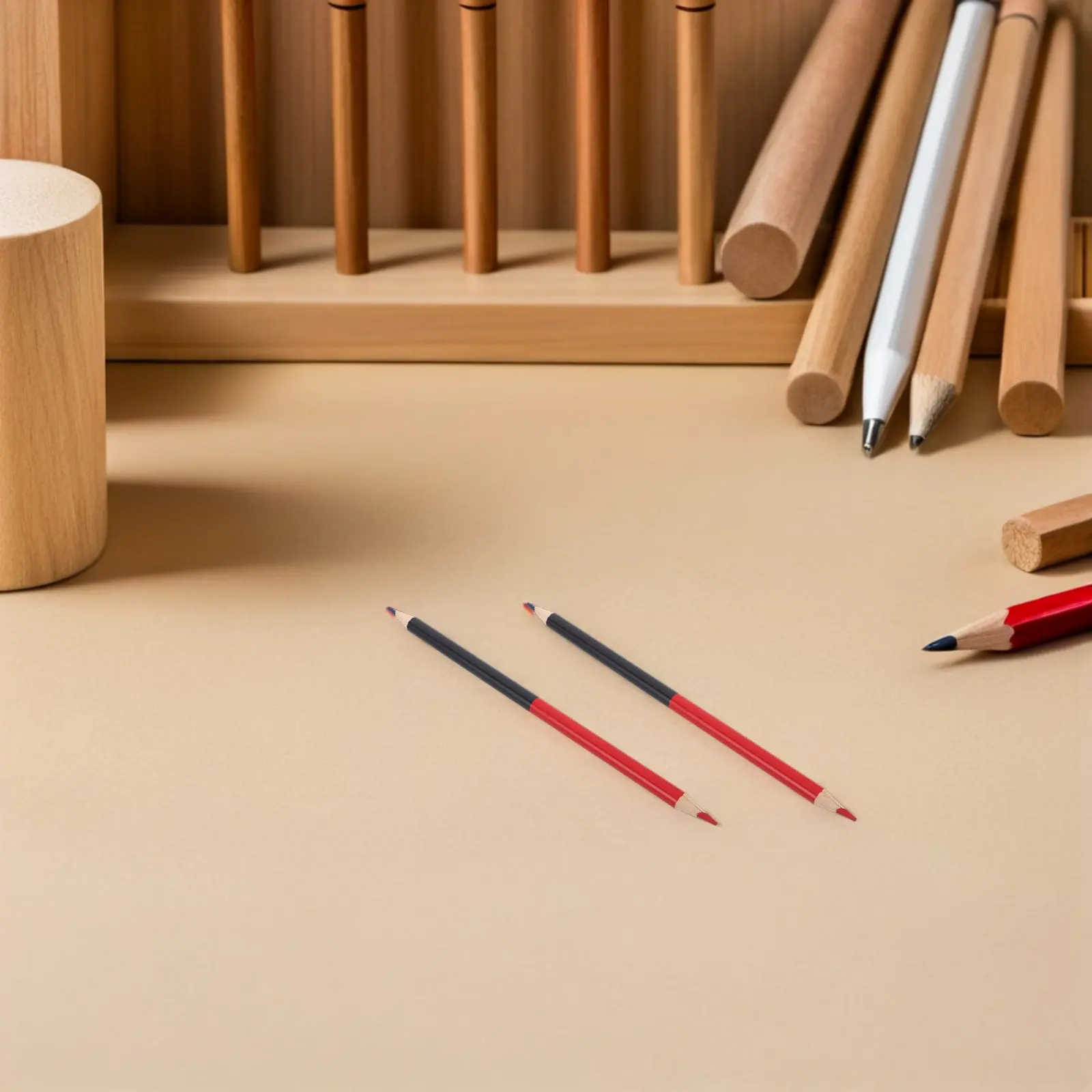 12Pcs Red Blue Round Carpenter Pencils Wooden Ergonomic Erasable Marking Pencils for Woodworking Architecture Drafting Grading
12Pcs Red Blue Round Carpenter Pencils Wooden Ergonomic Erasable Marking Pencils for Woodworking Architecture Drafting Grading