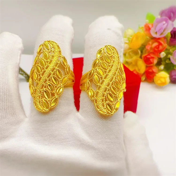 24K Gold AU999 Women's Adjustable New Ring - European-Korean Style, Adjustable Open Design + Vintage Pattern Edging
24K Gold AU999 Women's Adjustable New Ring - European-Korean Style, Adjustable Open Design + Vintage Pattern Edging
