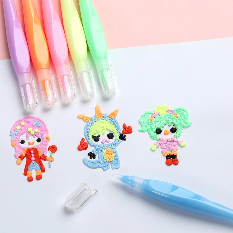 6pcs/set Magic Color Hand Account Pen 6-color 3D Three-dimensional Luminous Acrylic Paint Set Manual Transformation Foam Pen
6pcs/set Magic Color Hand Account Pen 6-color 3D Three-dimensional Luminous Acrylic Paint Set Manual Transformation Foam Pen