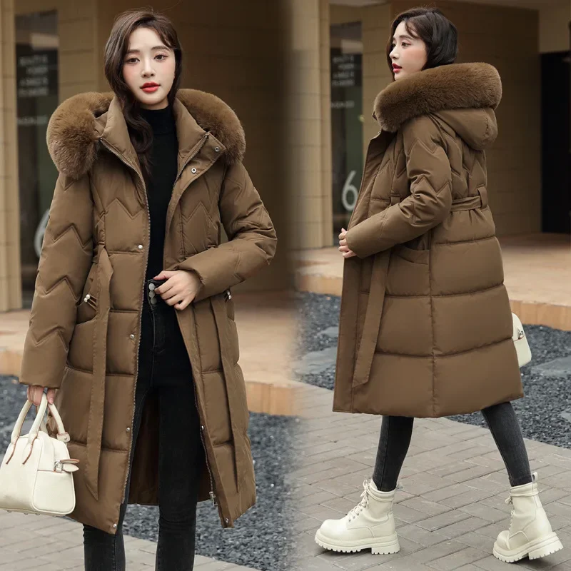Women Parkas Coats Mid Lenth Jacket Hooded Solid Lace Up Pocket Coverd Button Cinched Waist Long Sleeve Thick Casual 2025 Winter
Women Parkas Coats Mid Lenth Jacket Hooded Solid Lace Up Pocket Coverd Button Cinched Waist Long Sleeve Thick Casual 2025 Winter