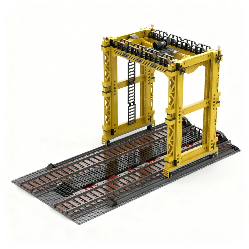 889PCS Railway Overloading Crane Model Custom Building Blocks Cargo Train Transfer With Gantry City MOC Xmas Display Gift Decor
889PCS Railway Overloading Crane Model Custom Building Blocks Cargo Train Transfer With Gantry City MOC Xmas Display Gift Decor