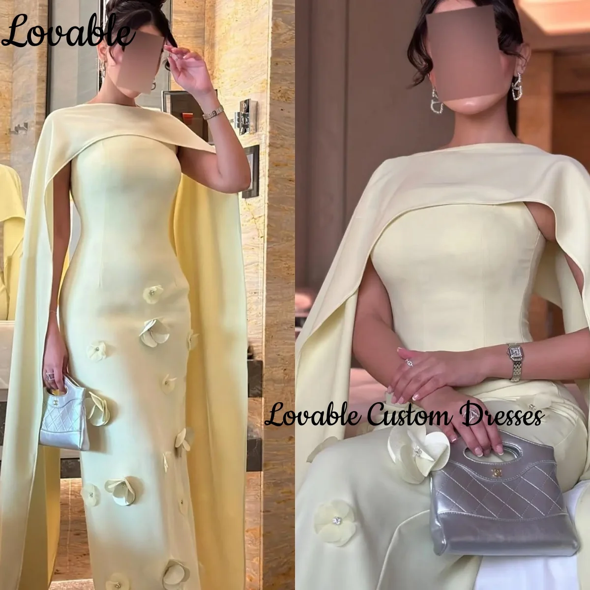 Column Yellow Formal Occasion Dresses Flowers Scoop Neckline Customize Floor-Length Dress Women Elegant Luxury Cap Straps Zipper
Column Yellow Formal Occasion Dresses Flowers Scoop Neckline Customize Floor-Length Dress Women Elegant Luxury Cap Straps Zipper
