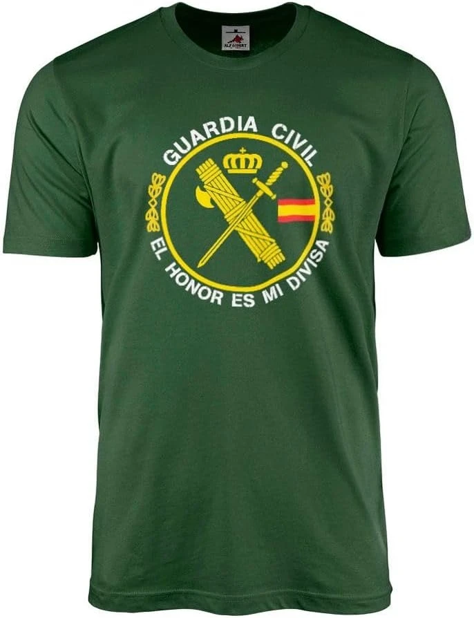 Guardia Civil - EL Honor es mi divisa España Army T-Shirt Short Sleeve Casual 100% Cotton Shirt
Guardia Civil - EL Honor es mi divisa España Army T-Shirt Short Sleeve Casual 100% Cotton Shirt