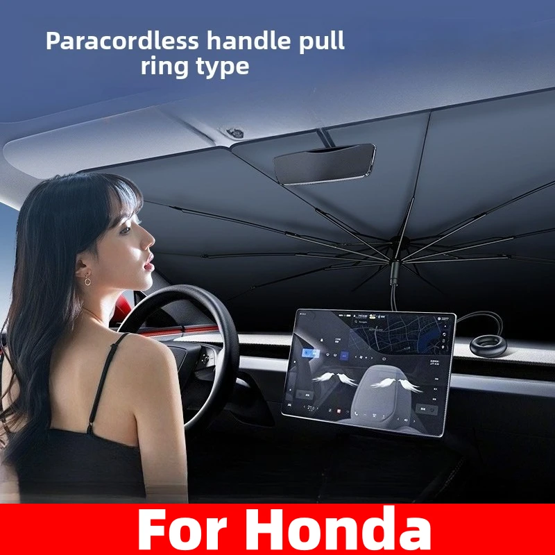 For Honda Car Sunshade Umbrella 360° Pull Cord Anti-Scratch Handle - Upgraded for Car Windshield with Double-Layer Fabric
For Honda Car Sunshade Umbrella 360° Pull Cord Anti-Scratch Handle - Upgraded for Car Windshield with Double-Layer Fabric