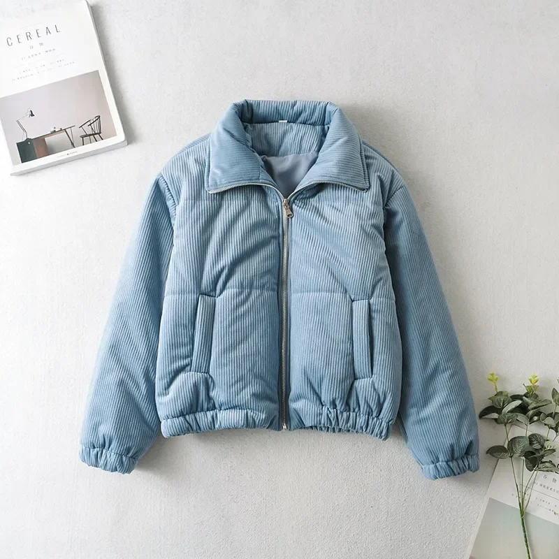 Women Thick Coat Warm Winter Autumn Solid Turn-Down Collar Long Sleeve Zipper Jackets Fashion Casual Outwear Tops 6 Colors
Women Thick Coat Warm Winter Autumn Solid Turn-Down Collar Long Sleeve Zipper Jackets Fashion Casual Outwear Tops 6 Colors