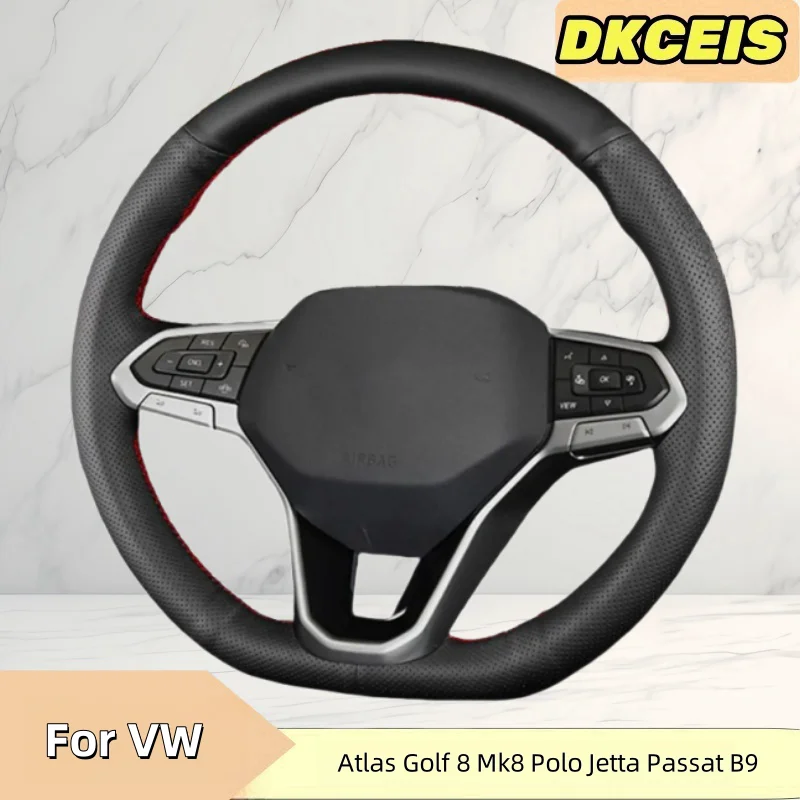 Car Steering Wheel Cover Faux Leather For Volkswagen VW Atlas Golf 8 Mk8 Polo Jetta Passat Steering Cross Wheel Braiding Cover
Car Steering Wheel Cover Faux Leather For Volkswagen VW Atlas Golf 8 Mk8 Polo Jetta Passat Steering Cross Wheel Braiding Cover