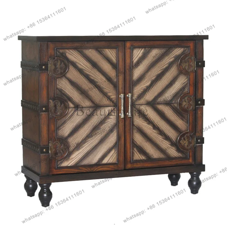 Solid wood entrance cabinet retro old storage storage foyer decorative cabinet
Solid wood entrance cabinet retro old storage storage foyer decorative cabinet