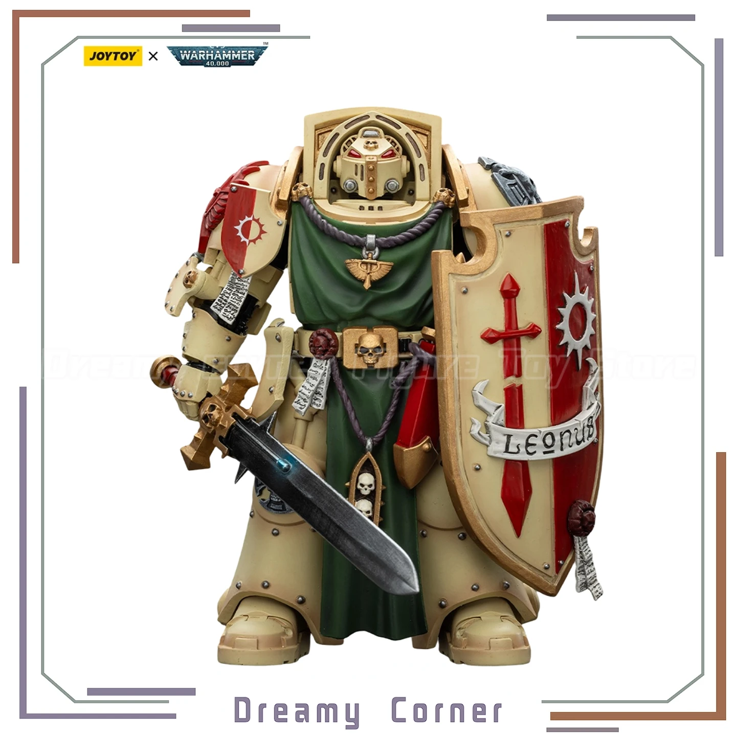 【В наличии】Фигурка JOYTOY Warhammer 40K Dark Angels Deathwing Knight 2 с мечом Power Sword, штурмовым щитом и Watcher, масштаб 1/18
【В наличии】Фигурка JOYTOY Warhammer 40K Dark Angels Deathwing Knight 2 с мечом Power Sword, штурмовым щитом и Watcher, масштаб 1/18