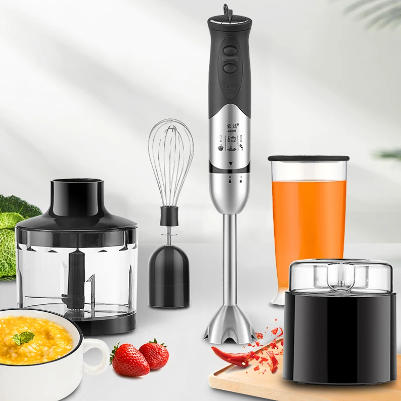5-in-1 Handheld Food Processor with Grinding Function, Baby Food Maker, Meat Chopper & Blender for Home Kitchen
5-in-1 Handheld Food Processor with Grinding Function, Baby Food Maker, Meat Chopper & Blender for Home Kitchen