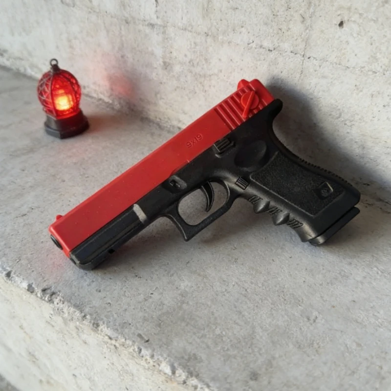 Игрушечный пистолет G17 из сплава, безопасные мягкие резиновые пули 7-8 мм, игрушка для стрельбы на открытом воздухе, отличный подарок для детей
Игрушечный пистолет G17 из сплава, безопасные мягкие резиновые пули 7-8 мм, игрушка для стрельбы на открытом воздухе, отличный подарок для детей
