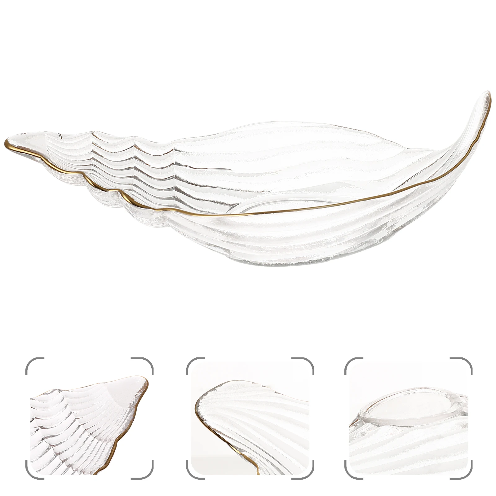 1Pcs Gold Edge Fruit Plate Conch Design Decorative Dessert Tray Serving Dish for Home Hotel Party Snacks Candy Display
1Pcs Gold Edge Fruit Plate Conch Design Decorative Dessert Tray Serving Dish for Home Hotel Party Snacks Candy Display