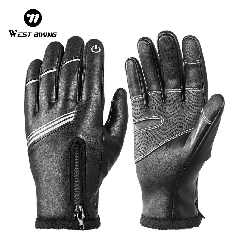 WEST BIKING Winter Motorcycle Gloves Touch Screen Thermal Windproof Bicycle Full Finger Gloves Outdoor Sports Gloves Equipment
WEST BIKING Winter Motorcycle Gloves Touch Screen Thermal Windproof Bicycle Full Finger Gloves Outdoor Sports Gloves Equipment